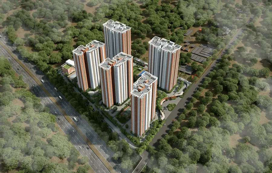 Aparna Wonder Woods master plan Mallasandra Off Kanakapura Road high-rise towers