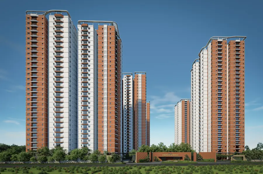 Aparna Wonder Woods concept Facade